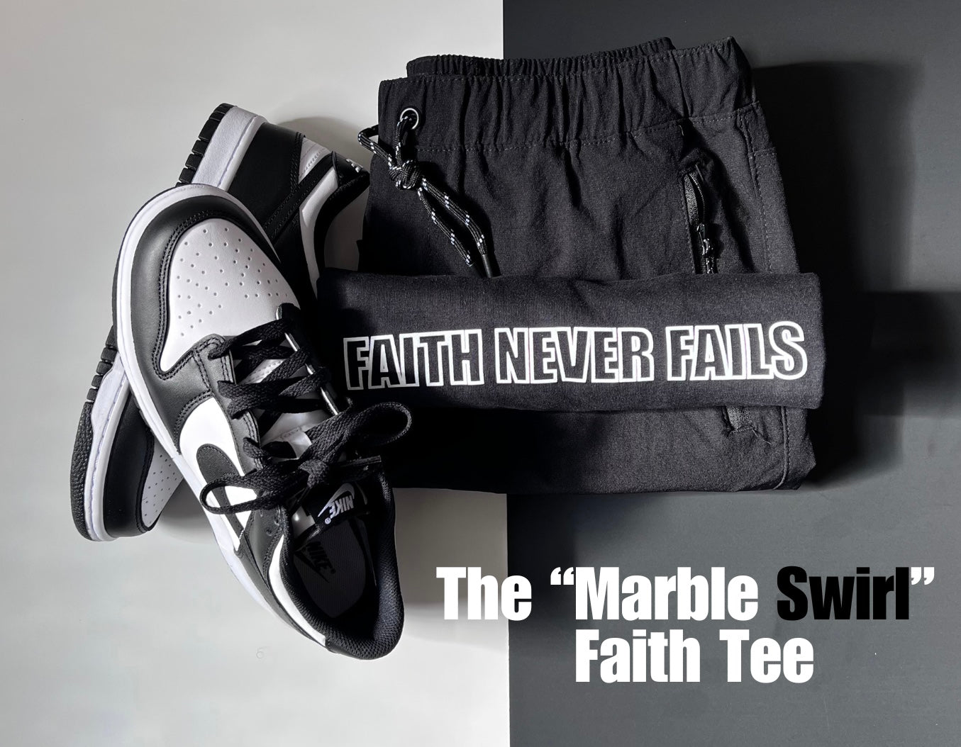 Milivsn "Marble Swirl" Faith Never Fails Tee