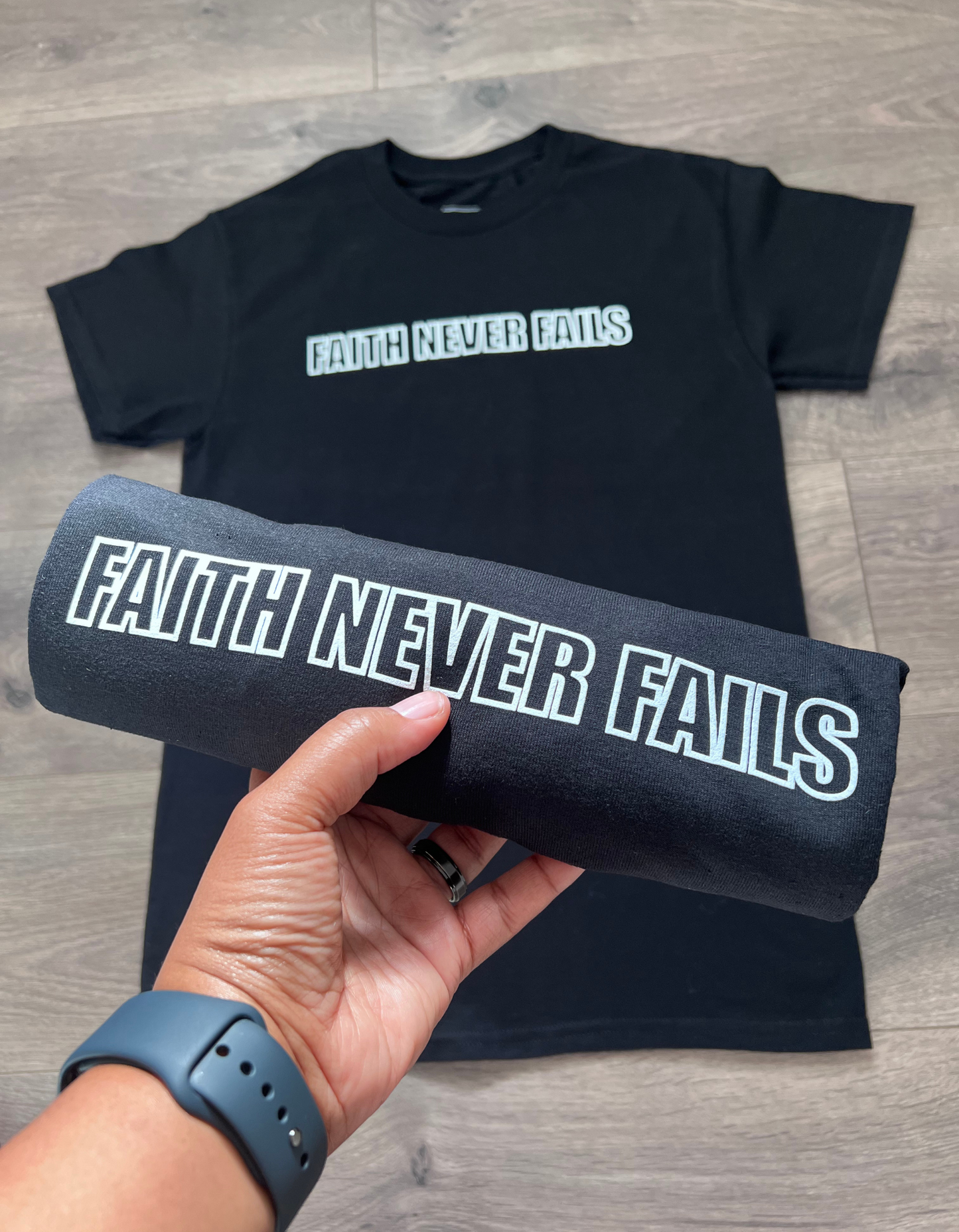 Milivsn "Marble Swirl" Faith Never Fails Tee